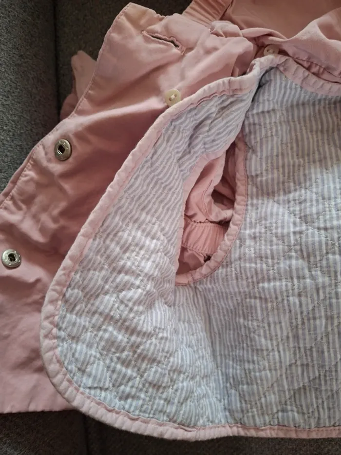 Veste rose 6/9 mois zara - photo numéro 5