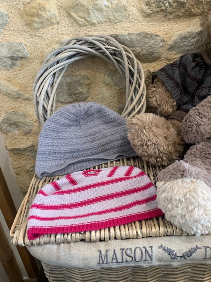 Lot 2 Bonnets Automne Hiver Repetto & Dpam 2/4 Ans - photo numéro 8