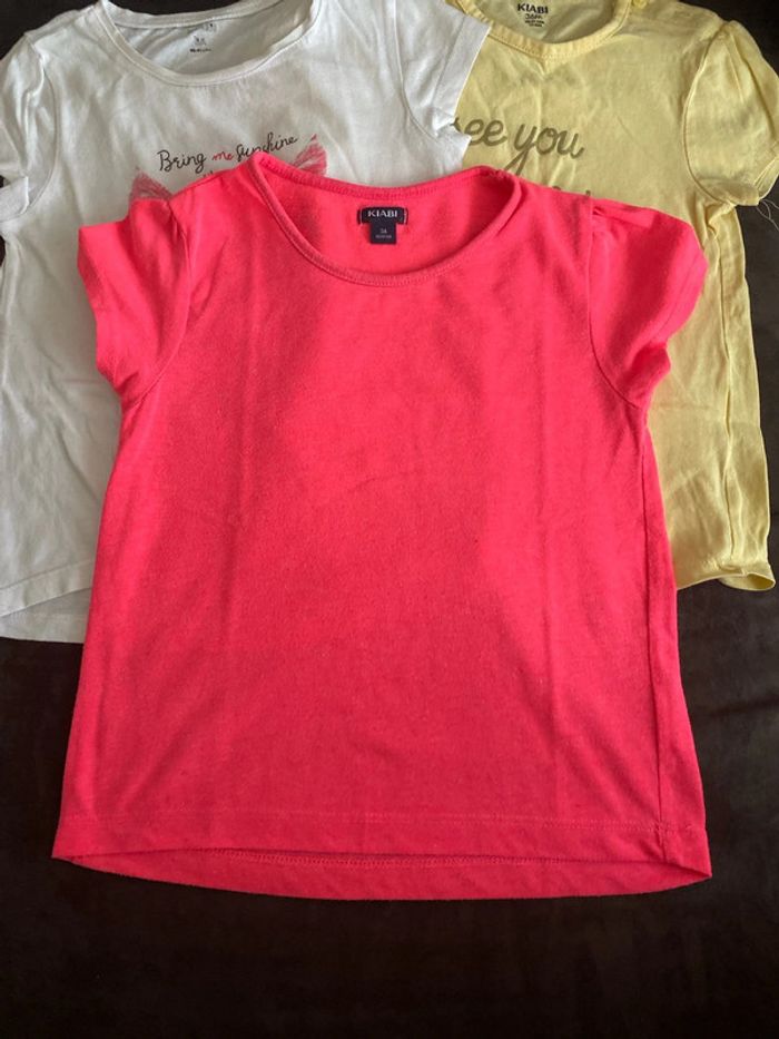 Lot 3 tee shirts 3 ans fille - photo numéro 2