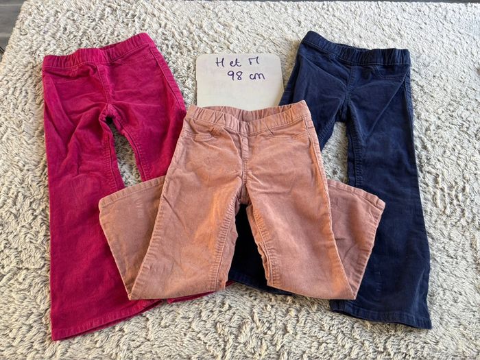 Lot 3 pantalons pattes d’éléphant