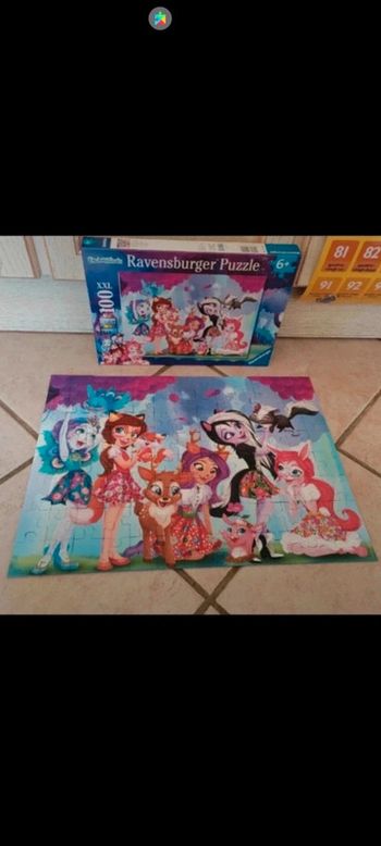 🧩Puzzle XXL 100 pièces Echantimals 6 ans +