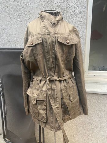 Veste femme kaki 40mi-saison safari ST JAMES TBE