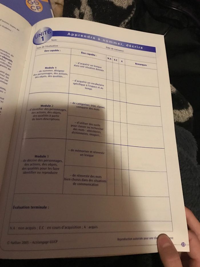 Actilangage GS CP pour construire l’oral et l’écrit Nathan - photo numéro 3
