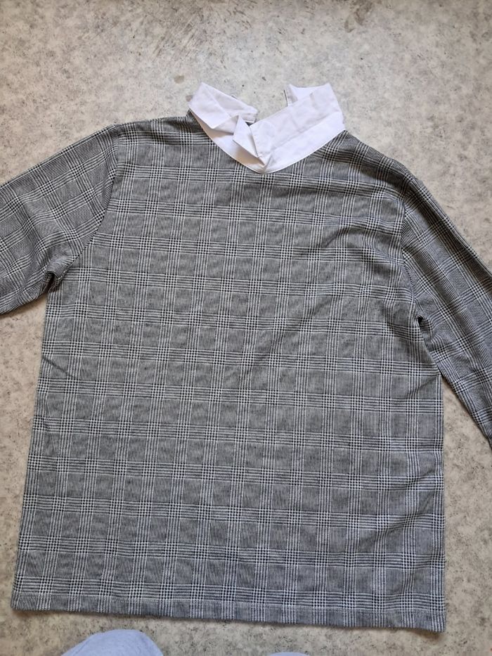 T-shirt manches longues gris