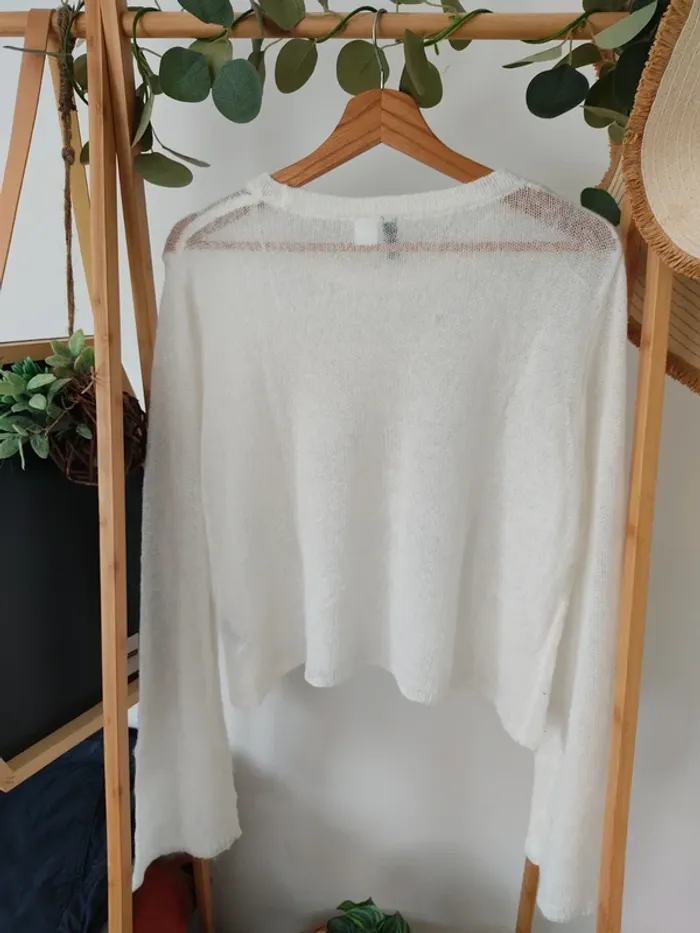 Pull fin transparent H&M L/40 - photo numéro 2