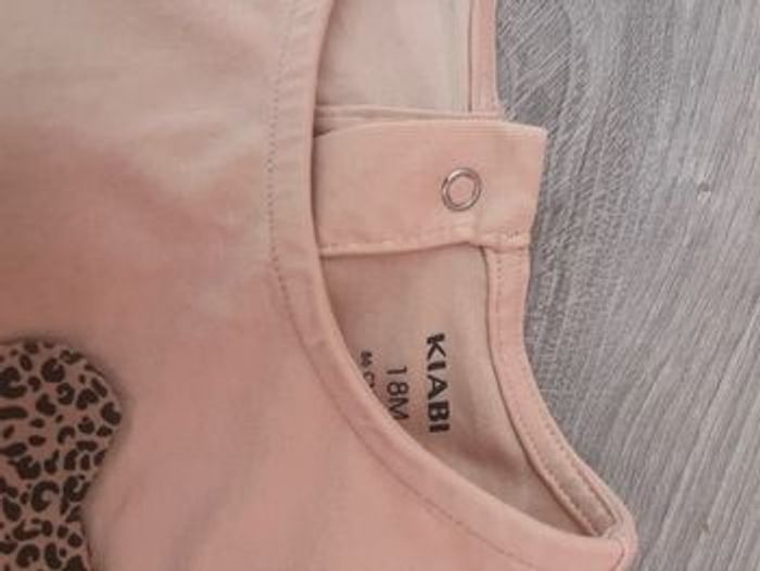 T-shirt rose pale avec dessin - photo numéro 3