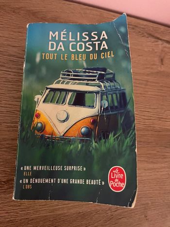 Livre tout le bleu du ciel Mélissa Da Costa