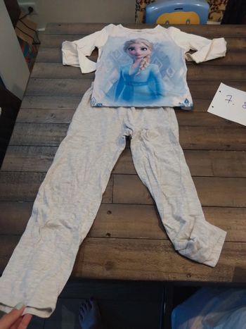 Pyjama Frozen Disney la reine des neiges 7 8 ans