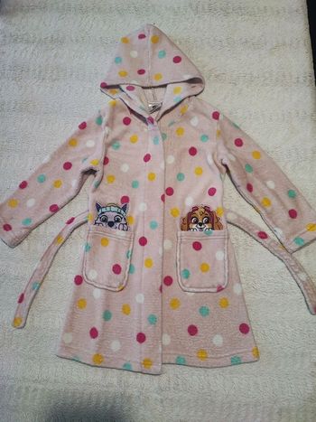 Peignoir polaire pat patrouille taille 6ans