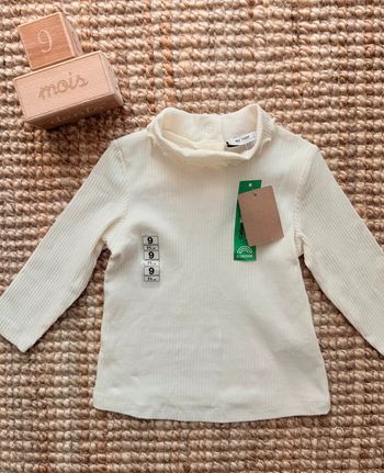 Tee shirt côtelé TAO 9mois / 71cm