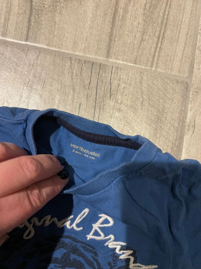 Lot de 2 tee shirt verbaudet manches courtes - photo numéro 2