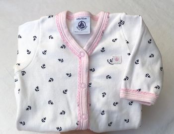 Pyjama fin Petit Bateau naissance