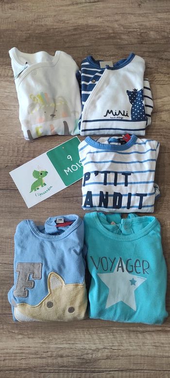 Lot de 5 pyjamas fins