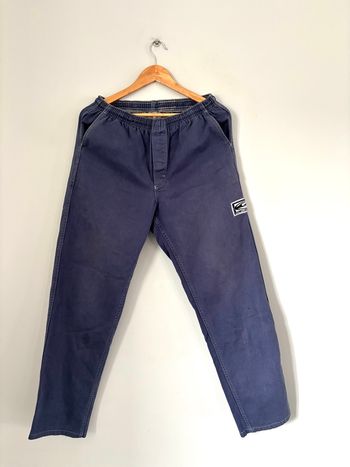 Très joli pantalon workwear bleu de travail surf 🏄 skate 🛹 taille élastique vintage rétro ancien Quiksilver taille S