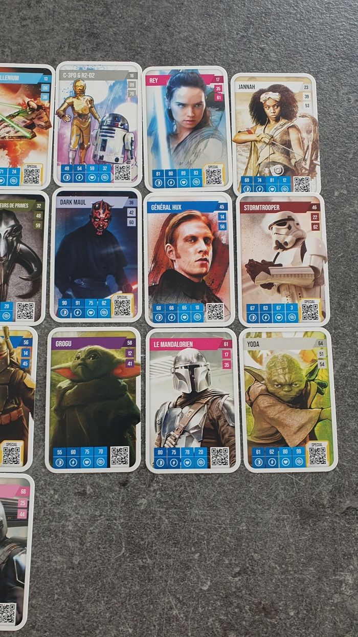 Cartes Star Wars Auchan - photo numéro 3