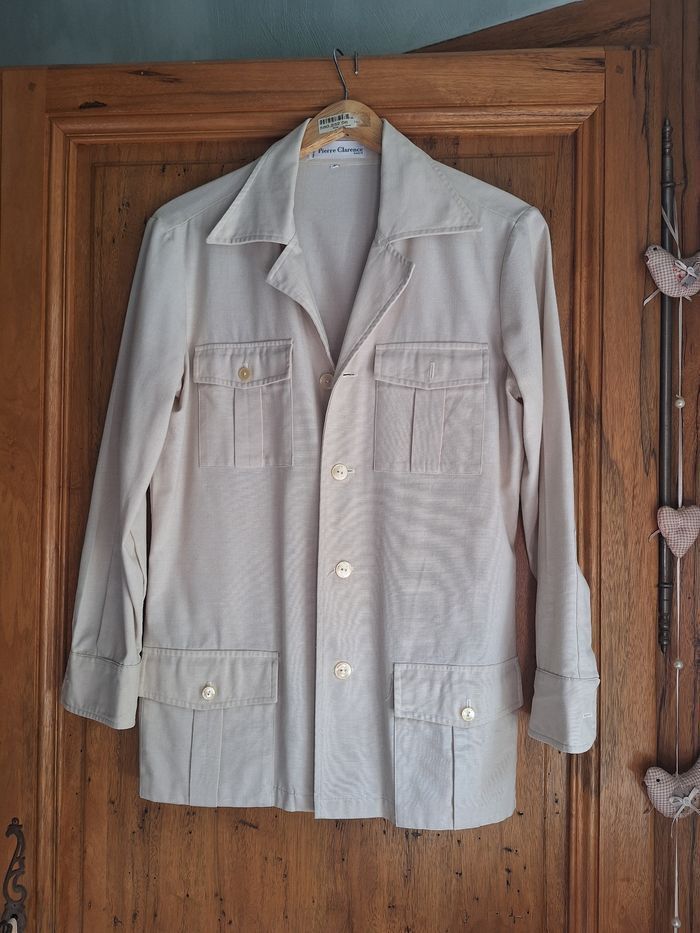 Veste style saharienne vintage Pierre Clarence - photo numéro 9