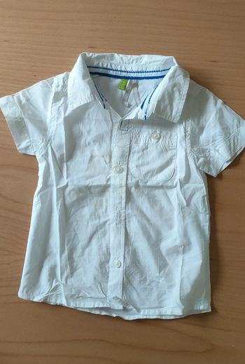 Chemise blanche taille 6 mois