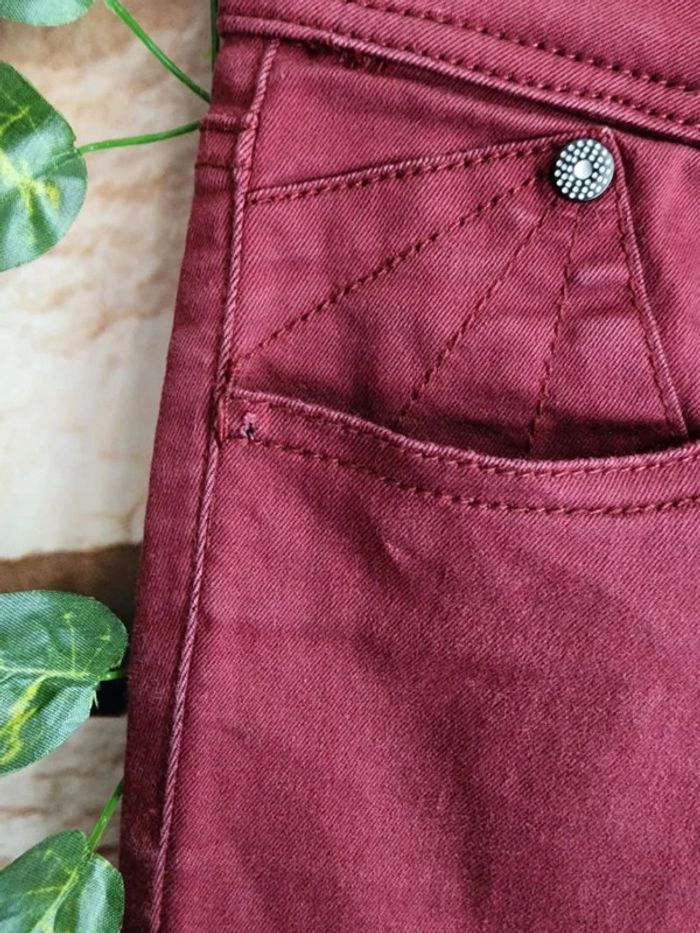 🌸Jeans skinny Bordeaux Jennyfer Taille 40🌸 - photo numéro 4