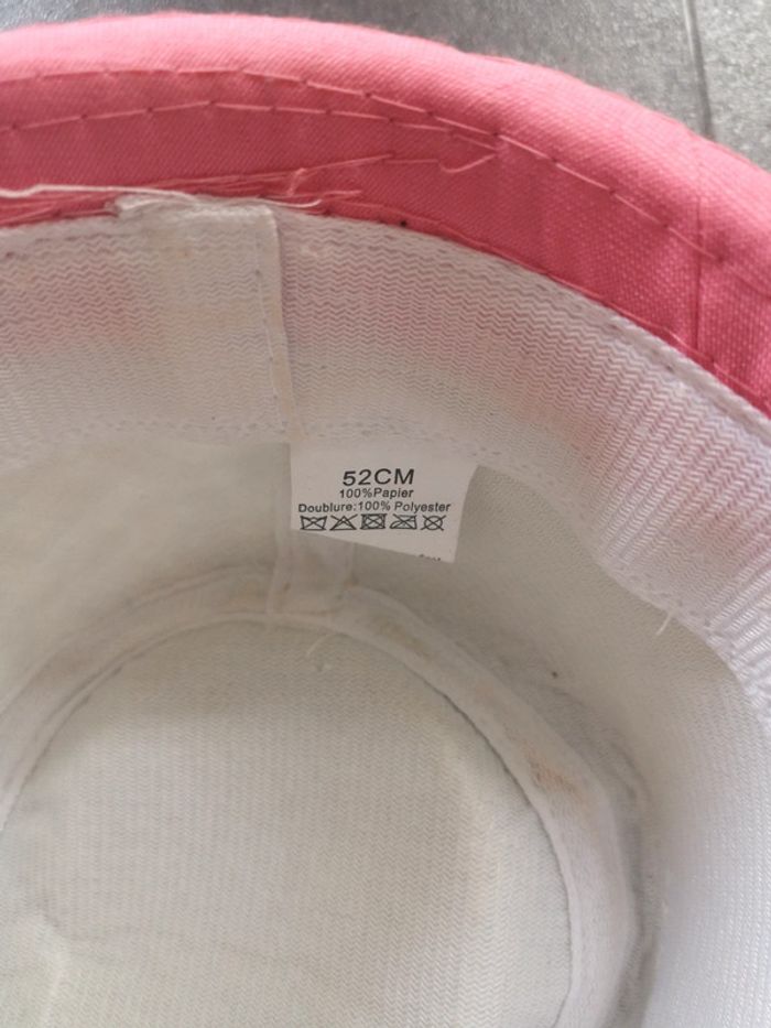 Chapeau paille taille 52 - photo numéro 4