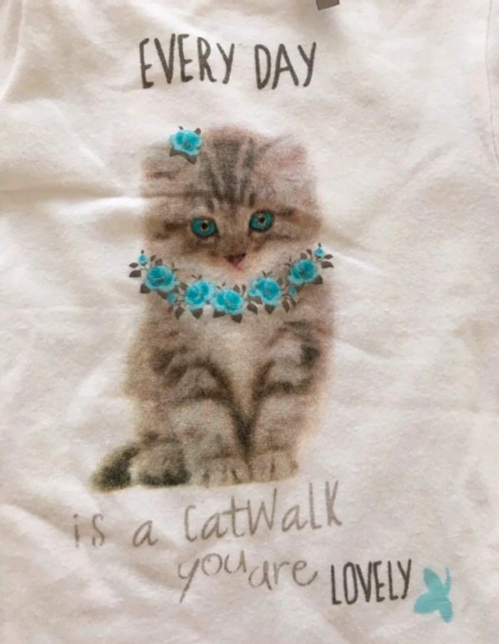 Tee shirt mc chaton - photo numéro 2