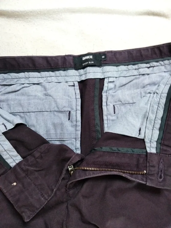 Pantalon violet slim Arice T38 - photo numéro 3