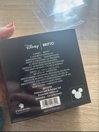 Salière poivrière Disney 