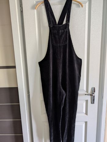 Salopette Kiabi côtelée noire 