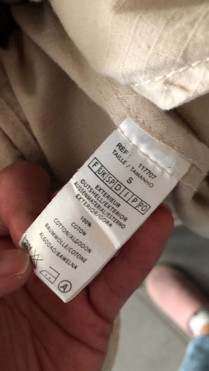 Trench beige fin taille s - photo numéro 6