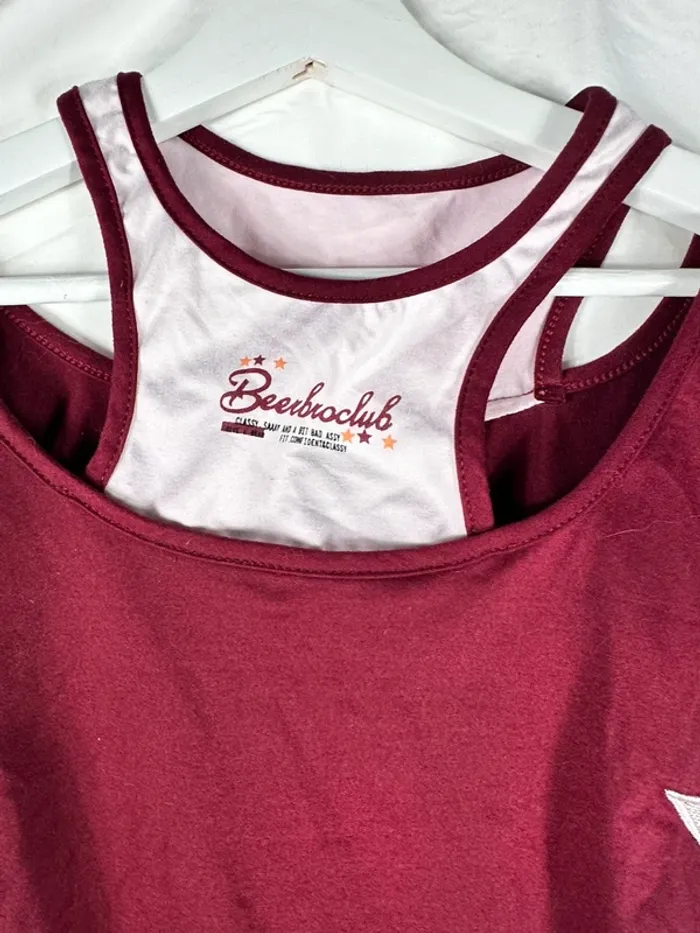 T-shirt rouge YesStyle - photo numéro 3