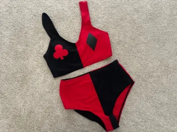 Tenue déguisement maillot de bain Harley Queen Romwe 🌻
