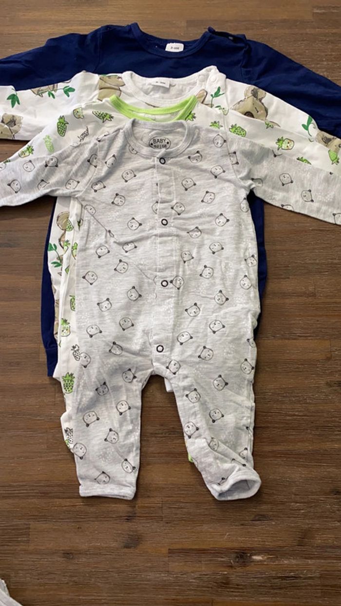 Lot de 6 pyjamas bébé 3 mois - photo numéro 4