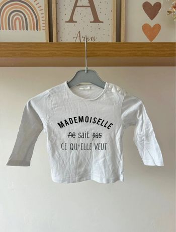 Haut longues manches Kiabi