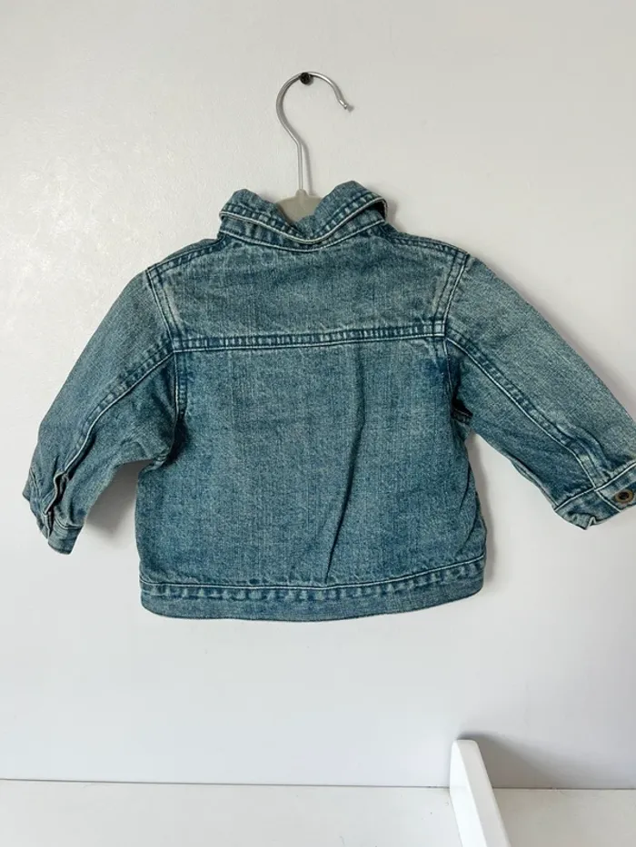 Veste en jean 6 mois bébé - photo numéro 4