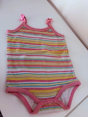 Body rayure multicolore