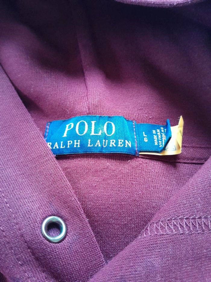 Sweat capuche polo ralph lauren brodé Pink pony xl - photo numéro 4