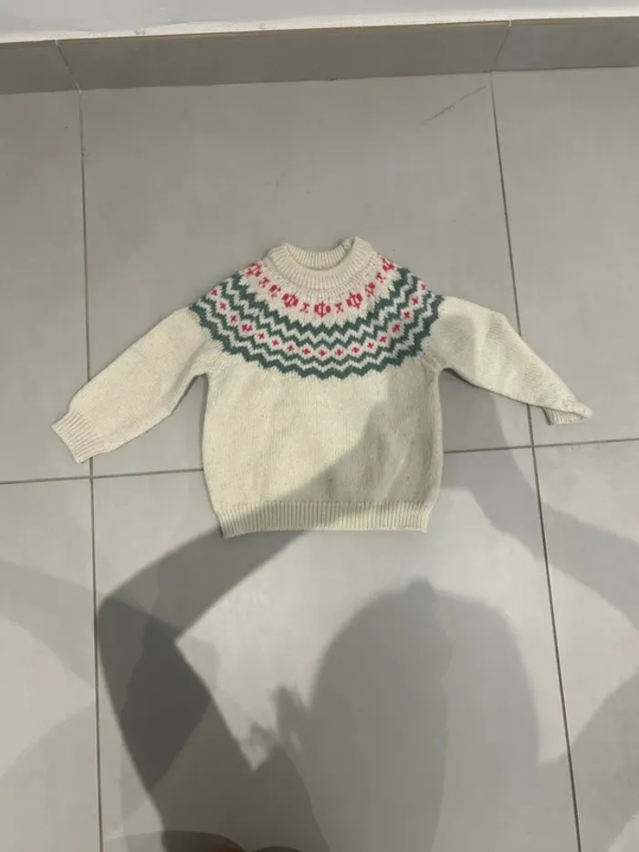 Pull épais petite fille