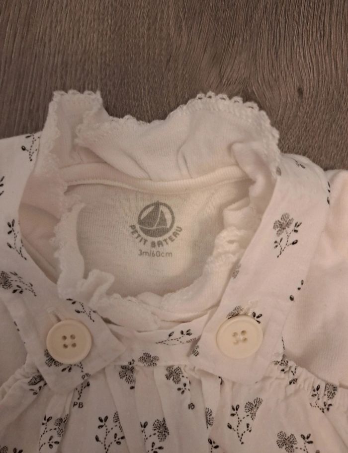 Ensemble 3 mois fille été petit bateau comme neuf - photo numéro 4