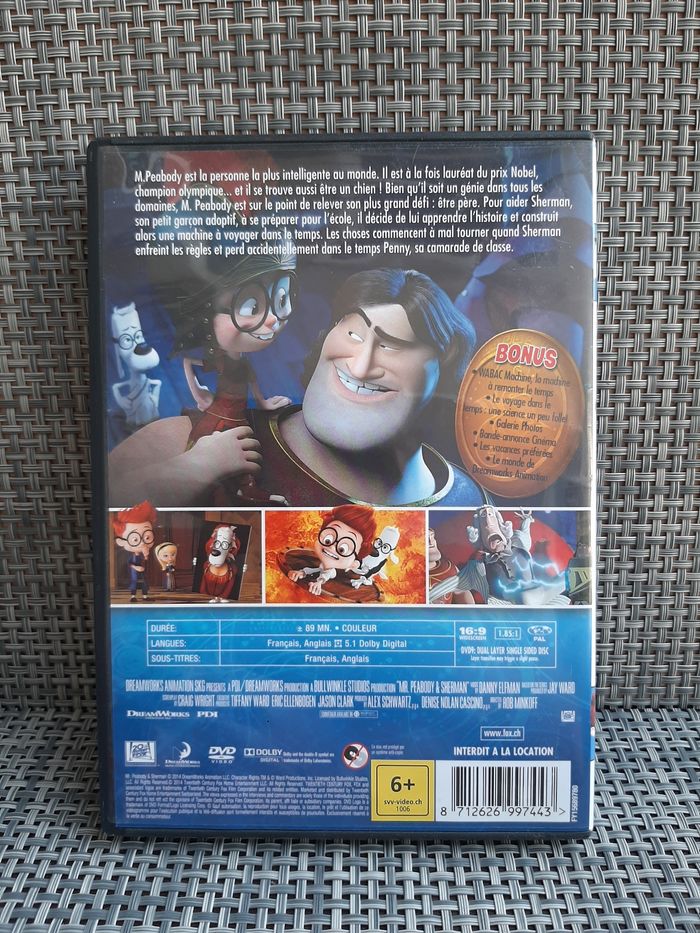 DVD M.Peabody et Sherman - photo numéro 2