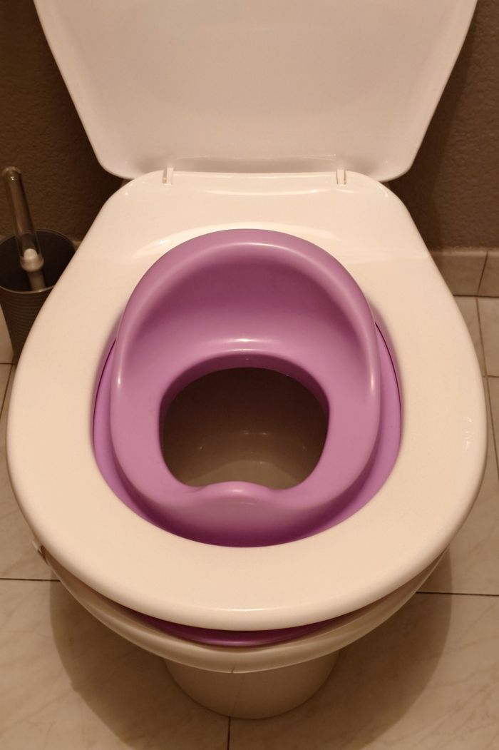 Réducteur toilette WC enfant violet - photo numéro 2