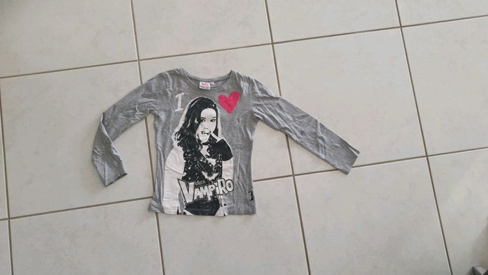 T-shirt ML fille Chica vampiro 10 ans ch7