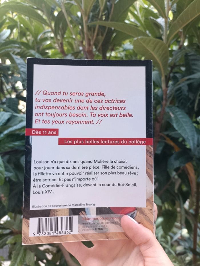 Livre Louison et Monsieur Molière de Marie-Christine Helgerson. - photo numéro 4