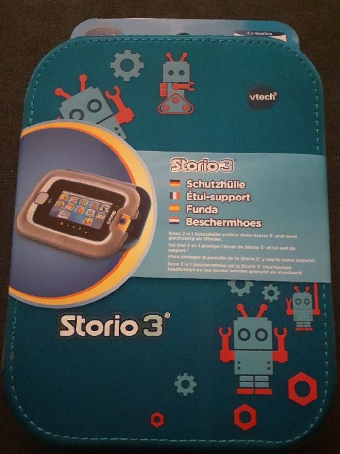 Étui support storio 3 protège et sert de support