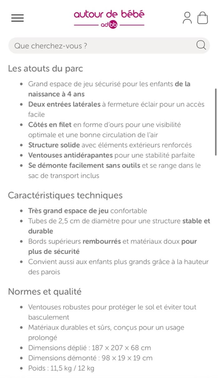 Parc Lionelo beige - photo numéro 3