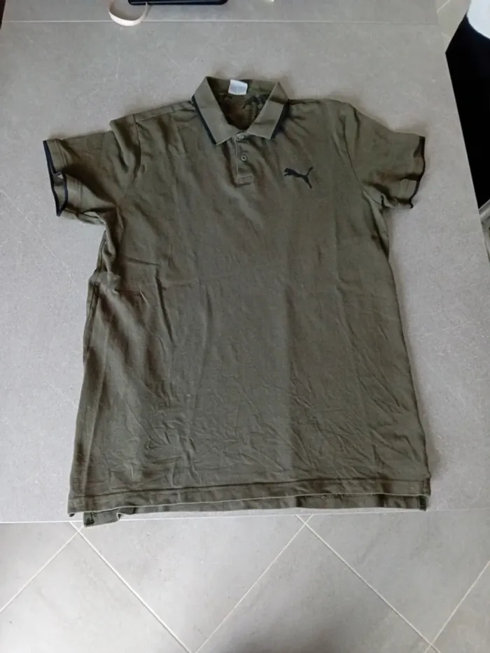 Polo Puma Kaki Taille L