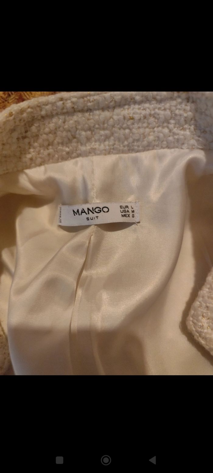 Veste tailleur tweed Mango - photo numéro 6