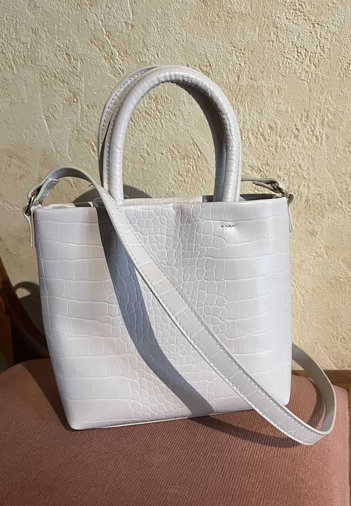 Sac blanc à bandoulière - photo numéro 2