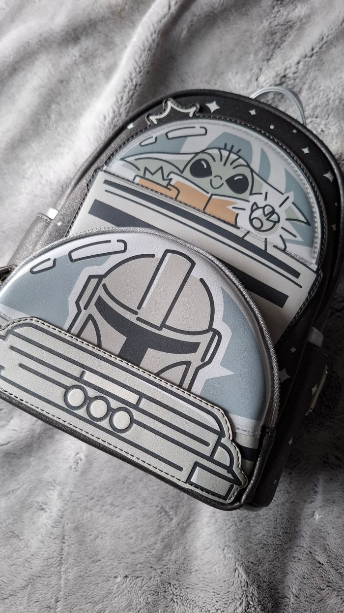 Loungefly Disneyland Paris star wars grogu mandalorian mando yoda Vador c3po bb8