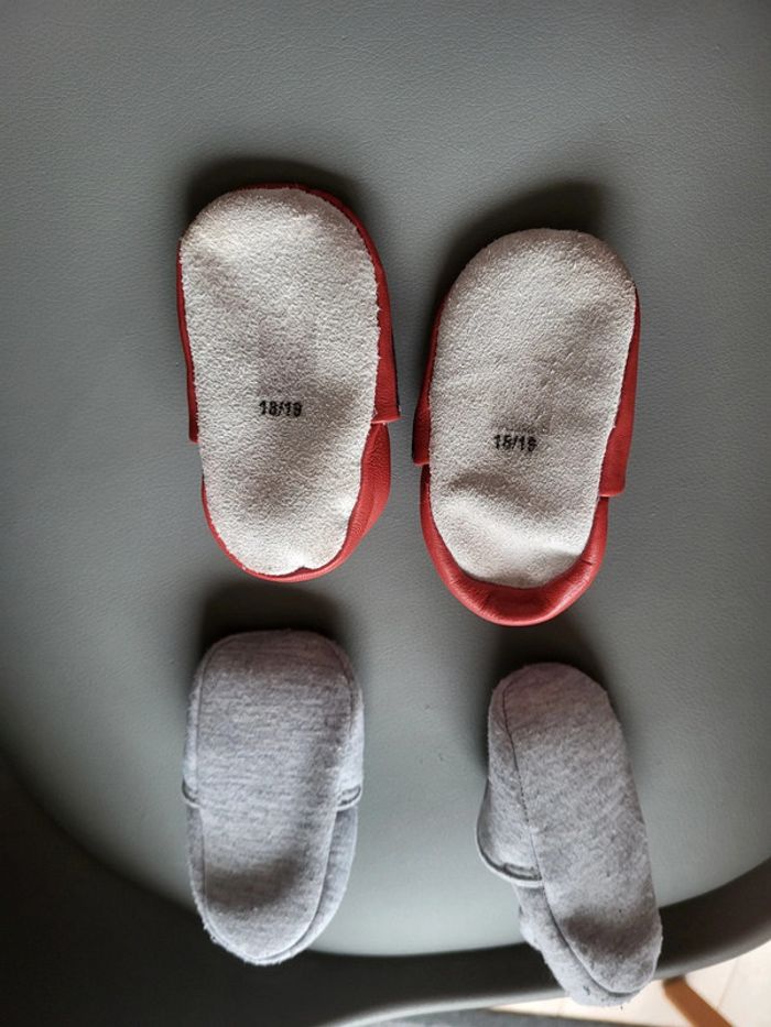 Lot chaussons bébé - photo numéro 2