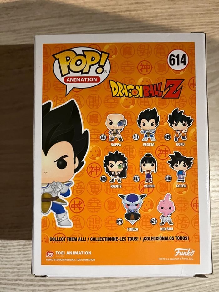 Box Funko Pop Prince Saiyan Vegeta Métallique - Dragon Ball Z - photo numéro 4