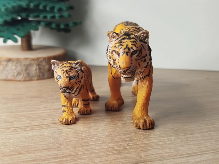 Schleich Tigre Tigron du Bengale Figurine Animal de la savane